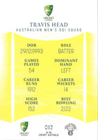 2023-24 Cricket Luxe Common - 012 - Travis Head - Australia Men's ODI