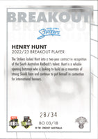 2023-24 Cricket Luxe Breakout PRIORITY - BO 03 - Henry Hunt - 28/34