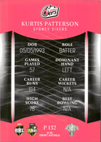 2023-24 Cricket Luxe Parallel - P 132 - Kurtis Patterson - Sydney Sixers