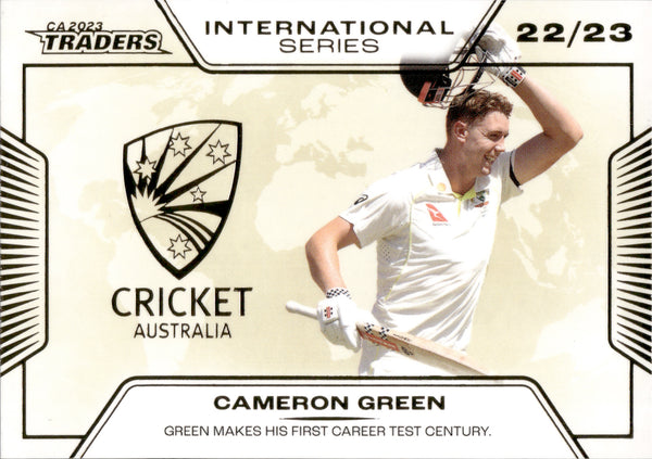 2023-24 Cricket Luxe International Series ALBUM CARD - ISA 16 - Cameron Green - 02/50