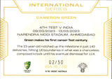 2023-24 Cricket Luxe International Series ALBUM CARD - ISA 16 - Cameron Green - 02/50