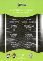 2023-24 Cricket Luxe Parallel - P 140 - Matthew Gilkes - Sydney Thunder