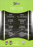 2023-24 Cricket Luxe Parallel - P 143 - Daniel Sams - Sydney Thunder