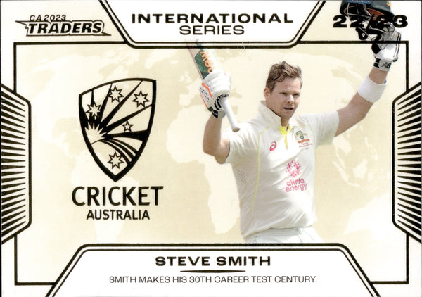 2023-24 Cricket Luxe International Series ALBUM CARD - ISA 11 - Steve Smith - 24/50