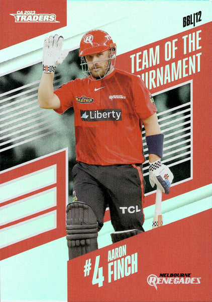 2023-24 Cricket Luxe Team Of The Tournament - TT 16 - Aaron Finch - Melbourne Renegades