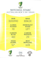 2023-24 Cricket Luxe Common - 016 - Mitchell Starc - Australia Men's ODI