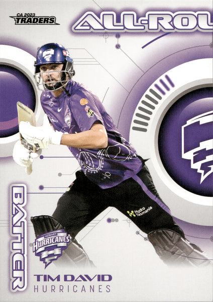 2023-24 Cricket Luxe All Rounder - AR 17 - Tim David - Hobart Hurricanes