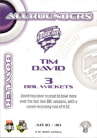 2023-24 Cricket Luxe All Rounder - AR 18 - Tim David - Hobart Hurricanes