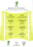 2023-24 Cricket Luxe Common - 024 - Marcus Stoinis - Australia Men's T20