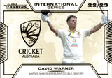 2023-24 Cricket Luxe International Series ALBUM CARD - ISA 08 - David Warner - 12/50