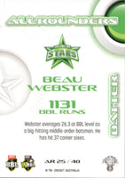 2023-24 Cricket Luxe All Rounder - AR 25 - Beau Webster - Melbourne Stars