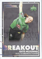 2023-24 Cricket Luxe Breakout PRIORITY - BO 12 - Rhys McKenna - 03/34