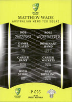 2023-24 Cricket Luxe Parallel - P 025 - Matthew Wade - Australia Men's T20