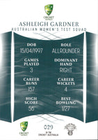 2023-24 Cricket Luxe Common - 029 - Ashleigh Gardner - Australia Women's Test