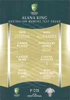 2023-24 Cricket Luxe Parallel - P 031 - Alana King - Australia Women's Test