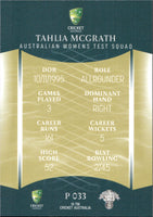 2023-24 Cricket Luxe Parallel - P 033 - Tahlia McGrath - Australia Women's Test