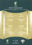 2023-24 Cricket Luxe Parallel - P 034 - Beth Mooney - Australia Women's Test