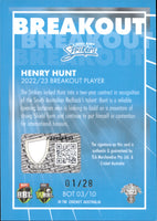 2023-24 Cricket Luxe Breakout Signature Team - BOT 03 - Henry Hunt - 01/28