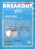 2023-24 Cricket Luxe Breakout Signature Team - BOT 03 - Henry Hunt - 01/28