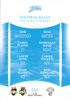 2023-24 Cricket Luxe Common - 060 - Thomas Kelly - Adelaide Strikers