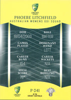 2023-24 Cricket Luxe Parallel - P 041 - Phoebe Litchfield - Australia Women's ODI