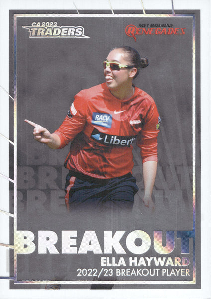 2023-24 Cricket Luxe Breakout PRIORITY - BO 10 - Ella Hayward - 13/34
