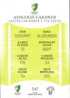 2023-24 Cricket Luxe Common - 047 - Ashleigh Gardner - Australia Women's T20