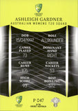 2023-24 Cricket Luxe Parallel - P 047 - Ashleigh Gardner - Australia Women's T20