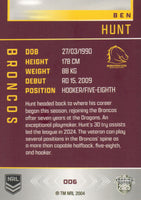 2025 NRL Elite - Base - 006 - Ben Hunt - Broncos