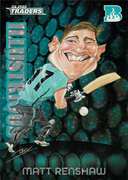 2023-24 Cricket Luxe Illustrious Parallel - IC 2 - Matt Renshaw - Brisbane Heat