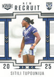 2025 NRL Elite - New Recruit - NR 6 - Sitili Tupouniua - Bulldogs
