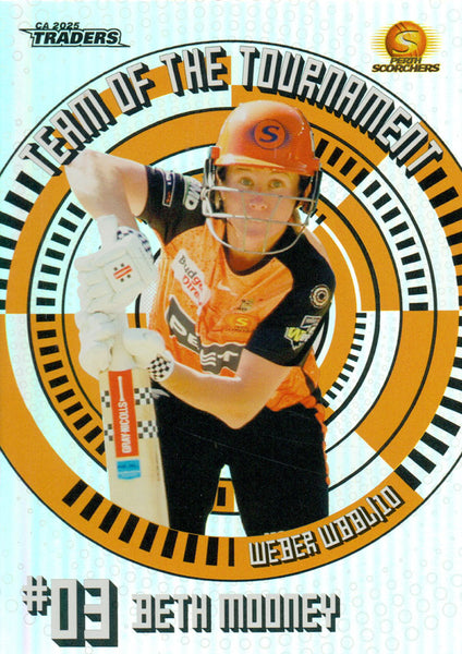 2025-26 Cricket Traders - Team Of The Tournament - TT 03 - Beth Mooney - Perth Scorchers