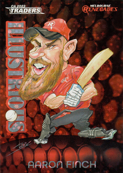 2023-24 Cricket Luxe Illustrious Parallel - IC 4 - Aaron Finch - Melbourne Renegades