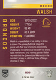 2025 NRL Elite - Base - 009 - Reece Walsh - Broncos