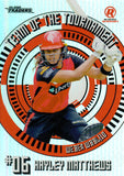 2025-26 Cricket Traders - Team Of The Tournament - TT 06 - Hayley Matthews - Melbourne Renegades