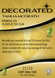 2023-24 Cricket Luxe Decorated PRIORITY - DP 06 - Tahlia McGrath - 35/40