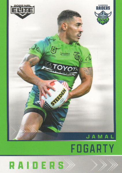 2025 NRL Elite - Base - 011 - Jamal Fogarty - Raiders