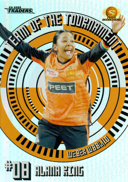 2025-26 Cricket Traders - Team Of The Tournament - TT 08 - Alana King - Perth Scorchers