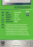 2025 NRL Elite - Base - 012 - Corey Horsburgh - Raiders