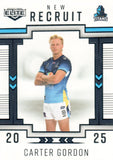 2025 NRL Elite - New Recruit - NR 12 - Carter Gordon - Titans