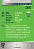 2025 NRL Elite - Base - 013 - Sebastian Kris - Raiders