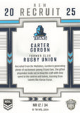 2025 NRL Elite - New Recruit - NR 12 - Carter Gordon - Titans
