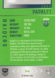 2025 NRL Elite - Base - 014 - Josh Papali’i - Raiders