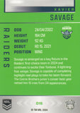 2025 NRL Elite - Base - 015 - Xavier Savage - Raiders