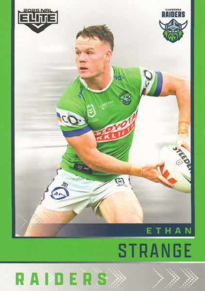 2025 NRL Elite - Base - 016 - Ethan Strange - Raiders