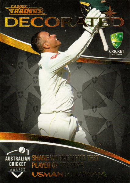 2023-24 Cricket Luxe Decorated - D 03 - Usman Khawaja - Australia