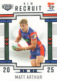 2025 NRL Elite - New Recruit - NR 17 - Matt Arthur - Knights