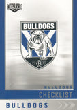 2025 NRL Elite - Base - 019 - Bulldogs Checklist - Bulldogs