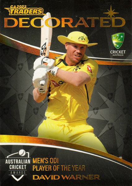 2023-24 Cricket Luxe Decorated - D 05 - David Warner - Australia