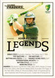 2023-24 Cricket Luxe LEGENDS Case Card - CC L7 - Adam Gilchrist - 21/30